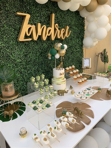 Jungle Safari Theme by @juju.lovee | Safari theme, Table decorations, Decor