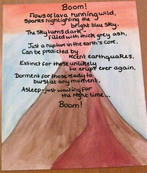 Volcano Poem Geography By Superswimmer On Deviantart