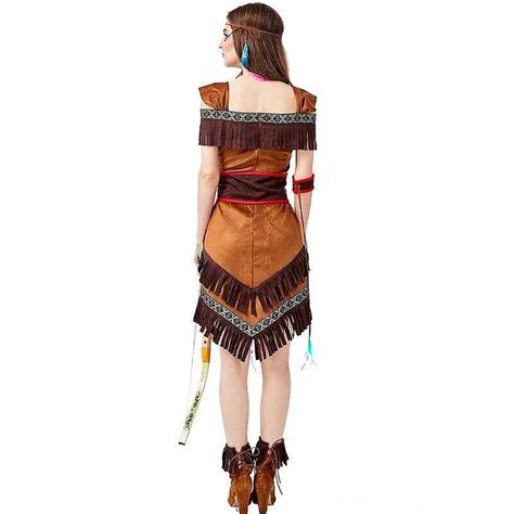 Native Indians Princess Goddess Of Tribe Role Playing Costume Dress