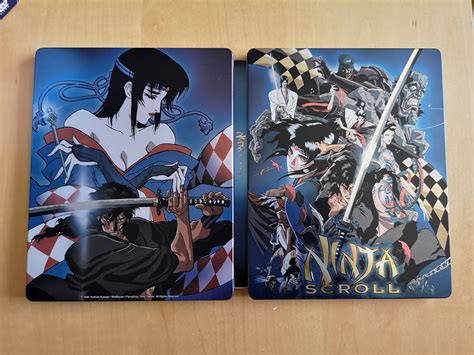 ninja scroll collector s edition steelbook blu ray and dvd unboxing redux the normanic vault