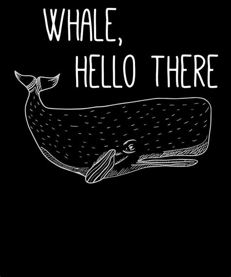 Funny Whale Hello There Digital Art By Jane Keeper Fine Art America