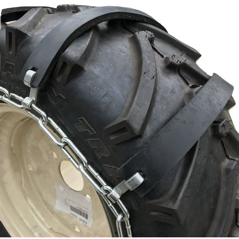 Snow Chains 26 12 12 26x12x12 Rubber Tractor Tire Chains Set Of 2
