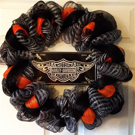 Find deals on products in womens shops on amazon. Harley Davidson wreath deco mesh. Follow me on Instagram ...