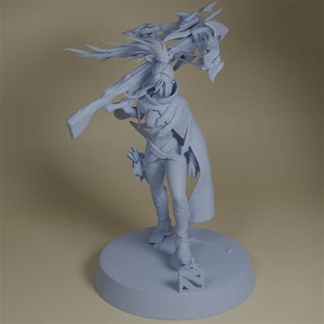 Stl File Dota 2 Drow Ranger Arcana・3d Printer Model To Download・cults