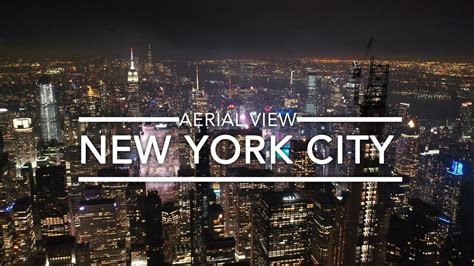 Beautiful Aerial View Of New York City New York Usa Youtube