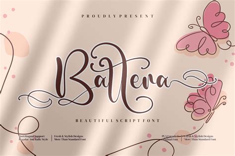 Battera Beautiful Script Font • Best Fonts And Graphics • Hbfonts