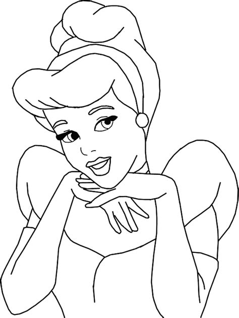 Free Printable Cinderella Coloring Pages For Kid Coloring Home
