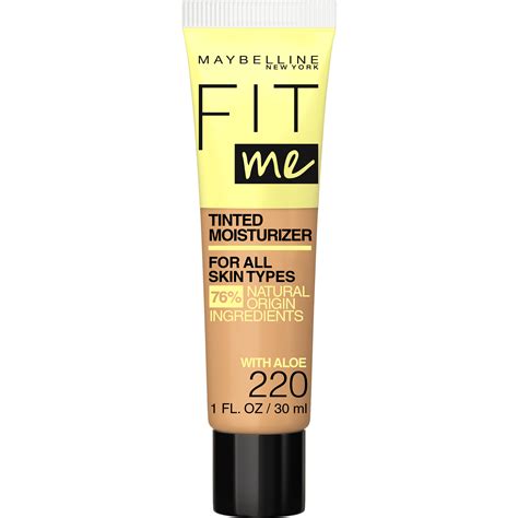 Maybelline Fit Me Tinted Moisturizer Natural Coverage Face Makeup