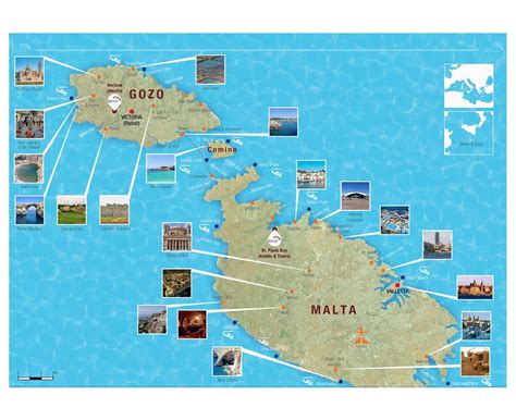 The independent state of malta, a republic within the british commonwealth consisting of the main island of malta(area 95sq.mi/246 sq. Maps of Malta | Collection of maps of Malta | Europe ...