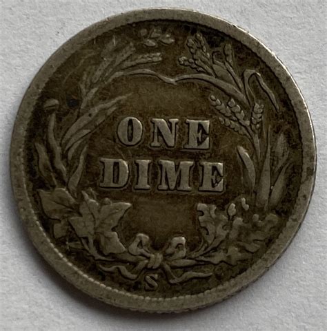 1900 United States Of America Silver One Dime M J Hughes Coins