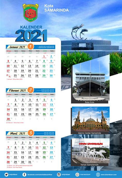 Aneka Model Desain Kalender Dinding 2021 Free Cdr