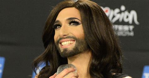 conchita wurst bearded drag queen wins eurovision song contest cbs news