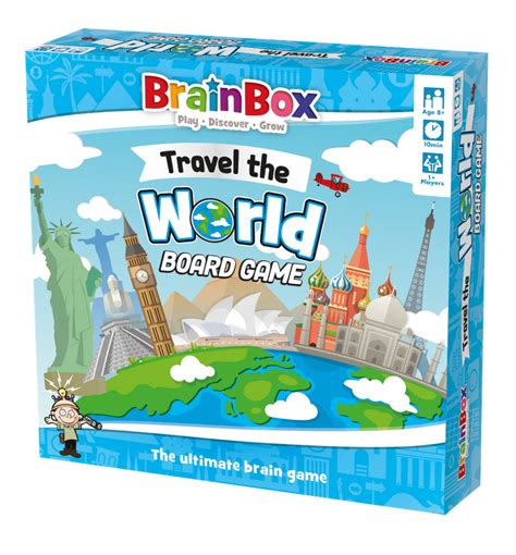 Brainbox Travel The World Board Game