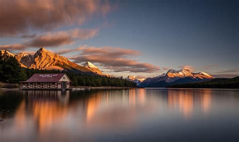 Maligne Lake Sunrise Photograph By Pierre Leclerc Photography Fine