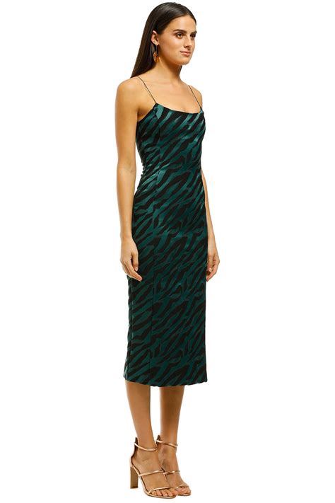 What is the meaning of discotheque dress? Discotheque Midi Dress - Emerald Zebra by Bec and Bridge ...