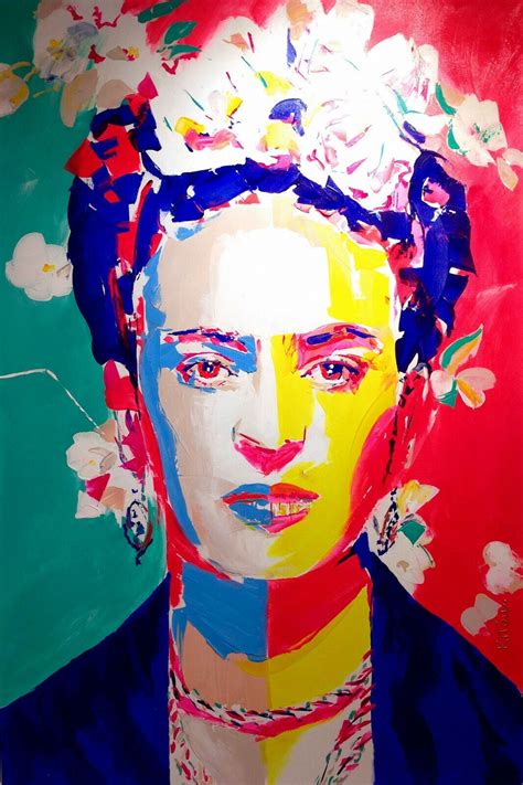 Frida Kahlo Pop X Canvas Or Print Wall Art