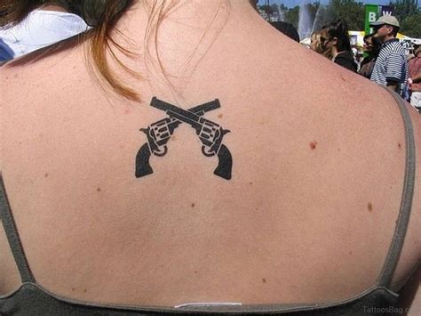 Ultra Modern Gun Tattoos For Back Tattoo Designs Tattoosbag Com