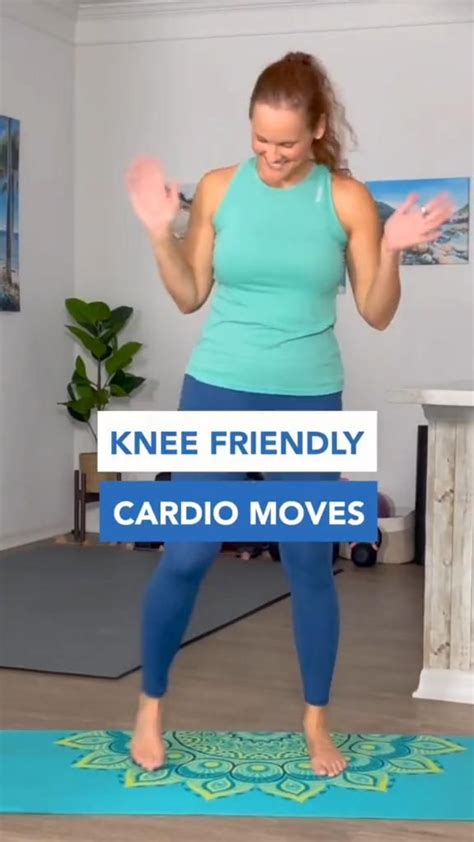 Knee Friendly Low Impact Cardio Moves In 2022 Beginner Workout