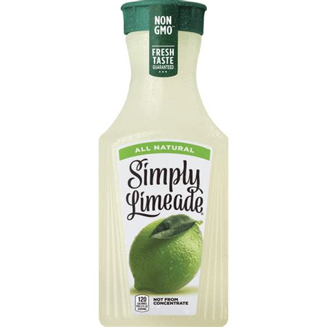 Simply Limeade Bottle 52 Fl Oz Juice And Drinks Reasors