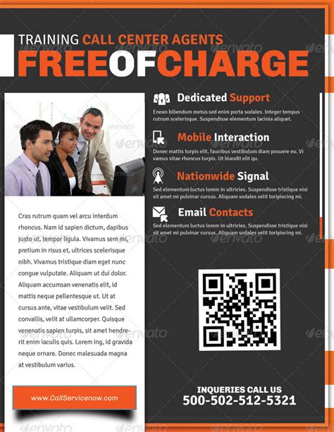 Call Support Call Center Solutions Flyers Print Templates Graphicriver