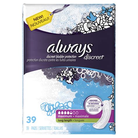 Always Discreet Maximum Long Pads Kwinyx