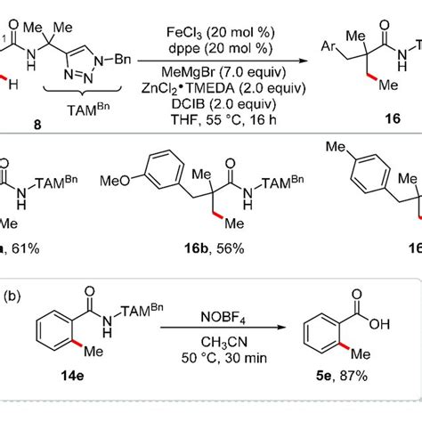 Scheme A Triazole Assisted Methylation Of Amides B Mild