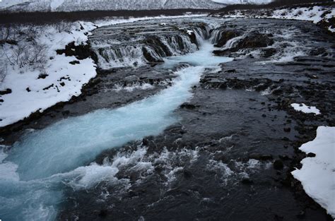 Thats not a camel, thats my wife. The bluest water i've ever seen. Bruarfoss, Iceland [OC ...