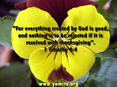 Christian Wallpaper: For everything created by God is good, and nothing ...