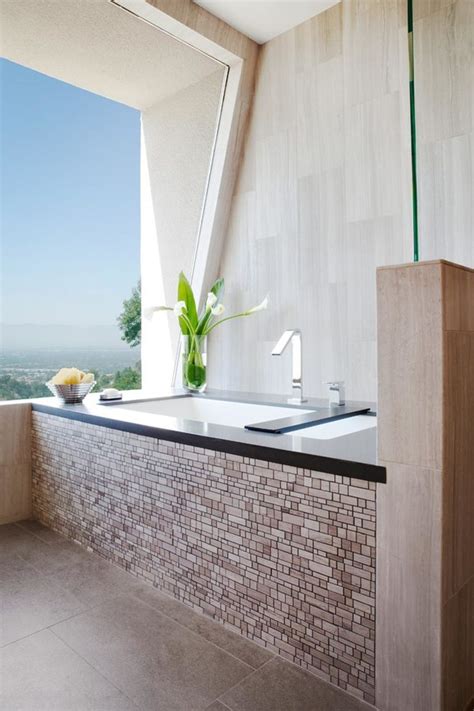 Style outdoor pool bathroom ideas. Bathroom pool tile ideas Studio City, CA Contemporary with ...