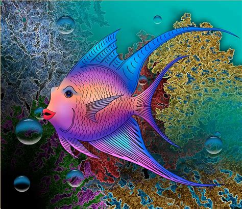 Artist David Miller Fish Paintings