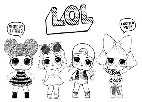 Gambar lol surprise unicorn easy draw so cute youtube. Gambar mewarnai LOL Surprise | Printable LOL coloring ...