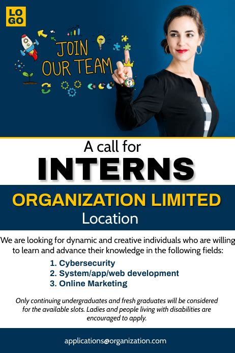Copy Of A Call For Interns Postermywall