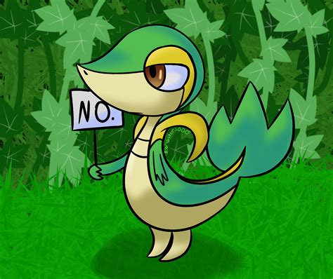 Snivy Says No By Bromaster3000 On Deviantart