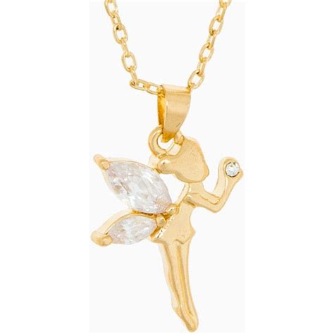 Fairy Pendant Necklace 695 Found On Polyvore Fairy Pendant Crystal