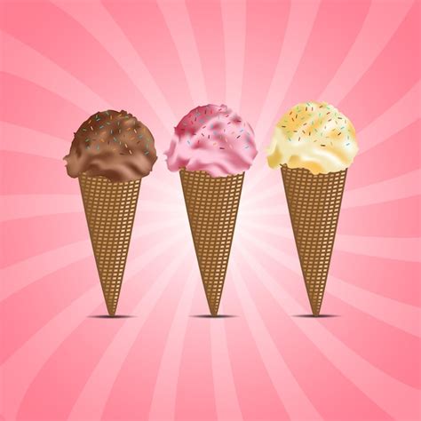 Melting Ice Cream Cone Vectors Illustrations For Free Download Freepik