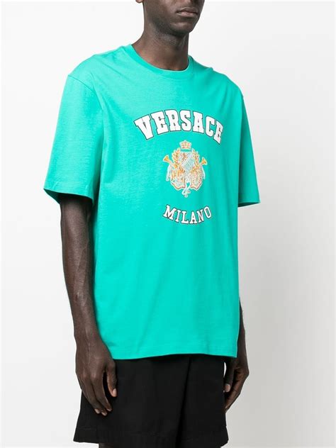 Versace Crest Logo T Shirt Farfetch