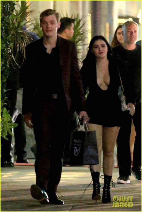 Photo Ariel Winter Dons Plunging Black Romper For Date Night With Levi