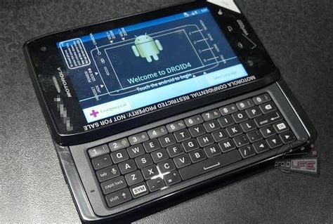 Motorola Droid 4 Lte 4g With Slider Qwerty Keyboard Cdma Tech