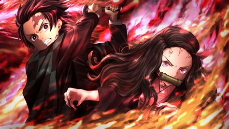 3840x2160 Nezuko And Tanjirou 4k Wallpaper Hd Anime 4k Wallpapers Images Photos And Background