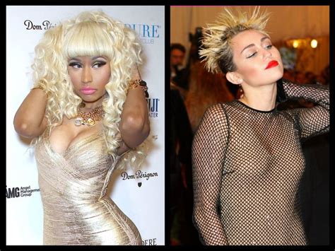 Nicki Minaj Miley Cyrus Both Down With Their Own Styles