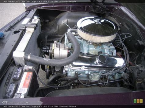 400 Cid 65 Liter Ohv 16 Valve V8 Engine For The 1967 Pontiac Gto