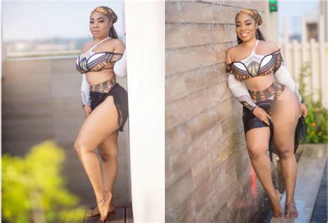 The Ghanaian Model And Actress Who Is Fond Of Flaunting Her Huge