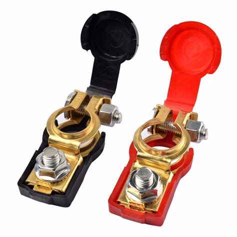 Small and heavy duty batteries. 1 Pair Auto Battery Terminal Connector Clamp Clips ...