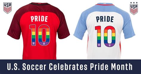 Be sure you're outfitted properly by grabbing this jersey! U.S. Soccer to celebrate LGBTQ Pride month with rainbow jersey numbers - oregonlive.com