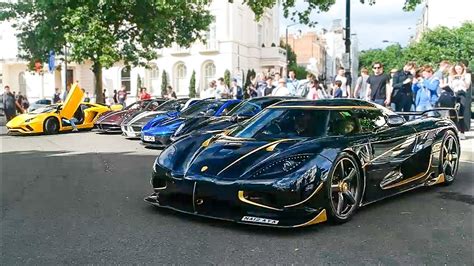 Crowds Vs Supercars 2 £10 Million Hypercar Cruise In London Youtube