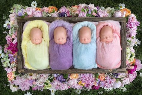 Photos Of Identical Quadruplet Girls Show Theyre As Adorable As They