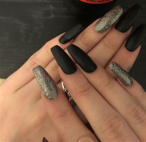 I must say i might stick with these because someone complained that i scratched them with my. 70+ Matte Black Coffin Nail Ideas Trend in Cool 2019