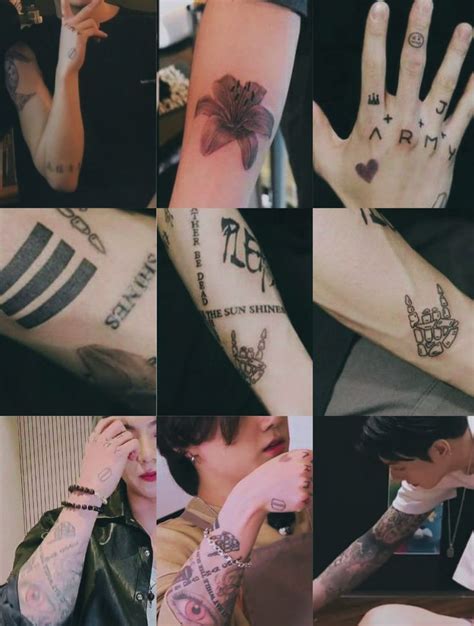 Los Tatuajes De Jungkook De Bts Y Sus Significados Kulturaupice
