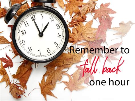 Remember To Fall Back One Hour Sunday At 2am ⁠ ⁠ ⁠