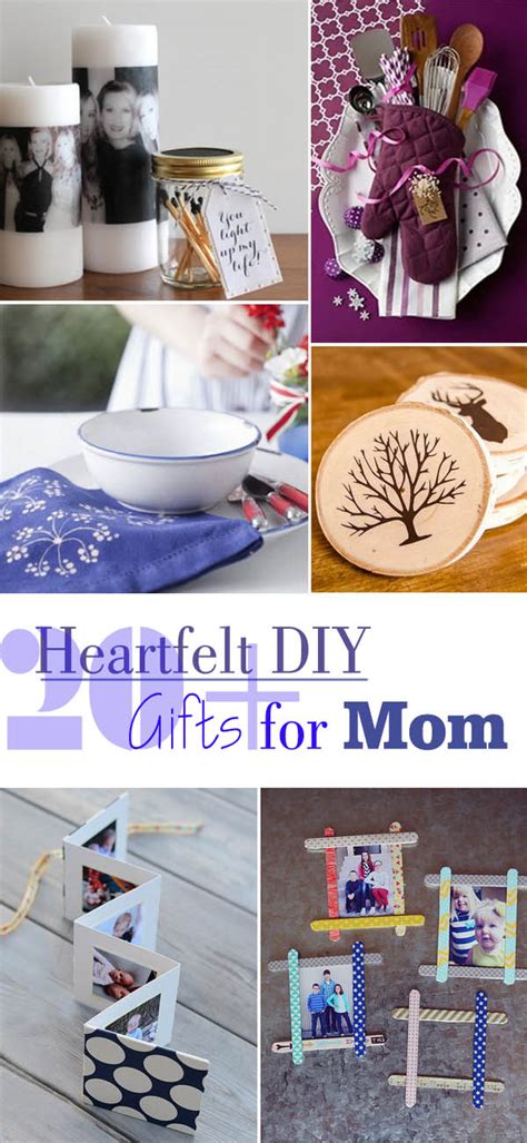 Make these diy gifts to give mom and dad for christmas or birthdays, handmade crafts for parents. 20+ Heartfelt DIY Gifts for Mom 2017